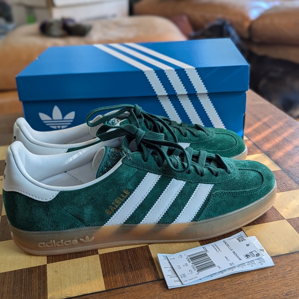 Nib Adidas Men's Size 9 Originals Gazelle Indoor … - image 3